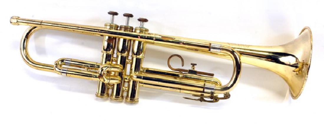 Olds Ambassador Trumpet by F.E. Olds & Son, Inc.: in good working condition, Model # A 10, Serial # 682041, used in case