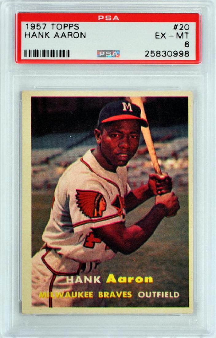 1957 Topps Hank Aaron Psa 6 (1 of 2)