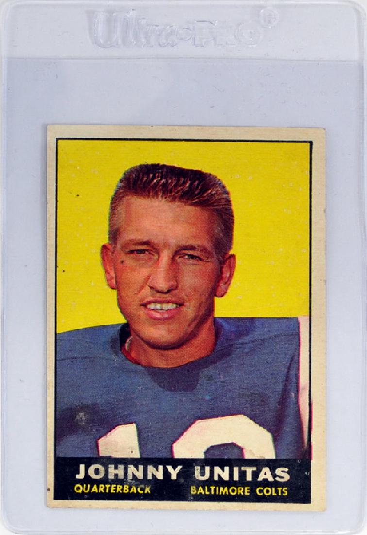 Two Vintage Hof Football Cards Namath/unitas (1 of 4)