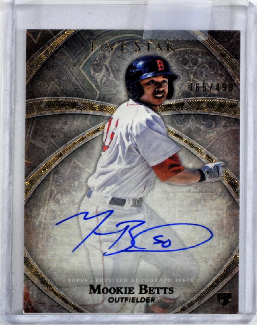 2014 Topps Five Star Mookie Betts Auto (1 of 2)
