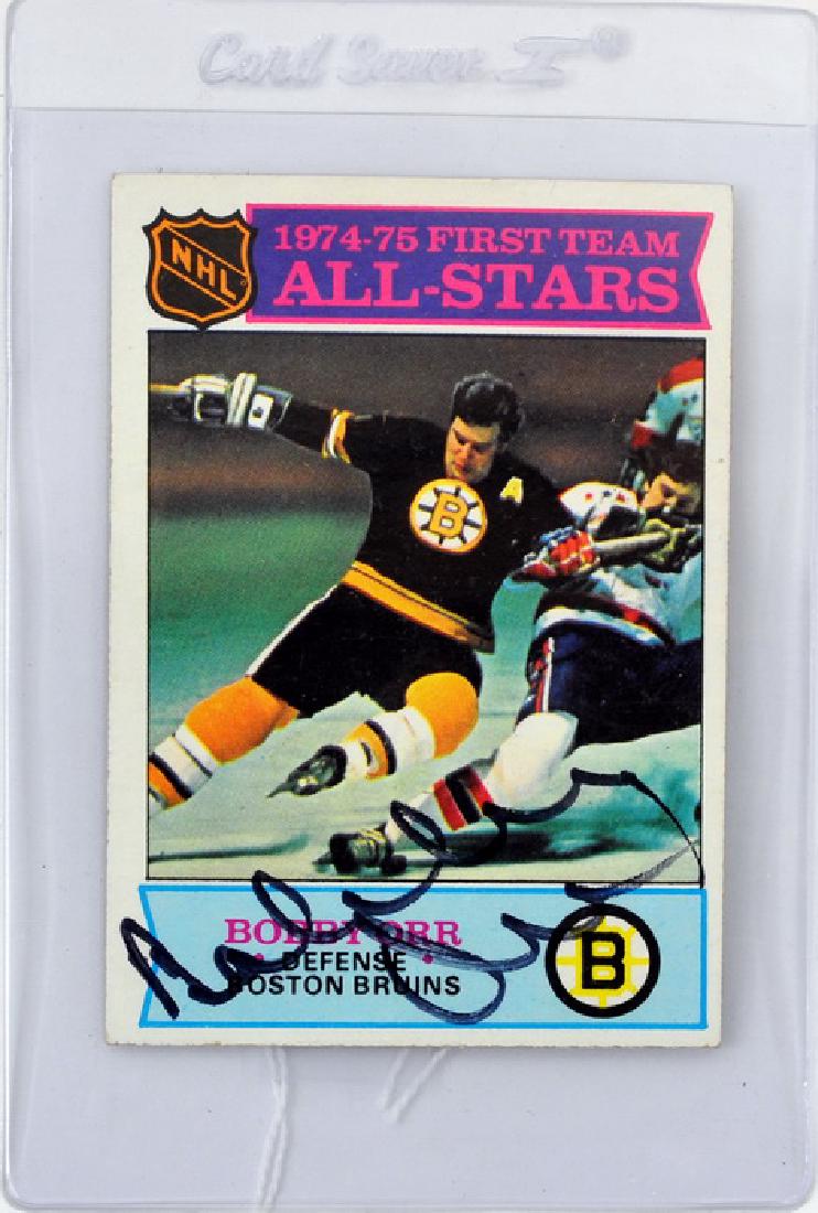 1974 Bobby Orr Signed Card (1 of 3)