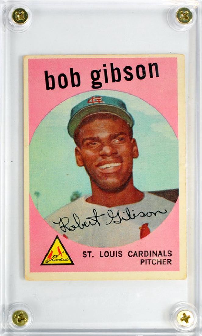 1959 Topps Bob Gibson Rookie Ungraded (1 of 2)