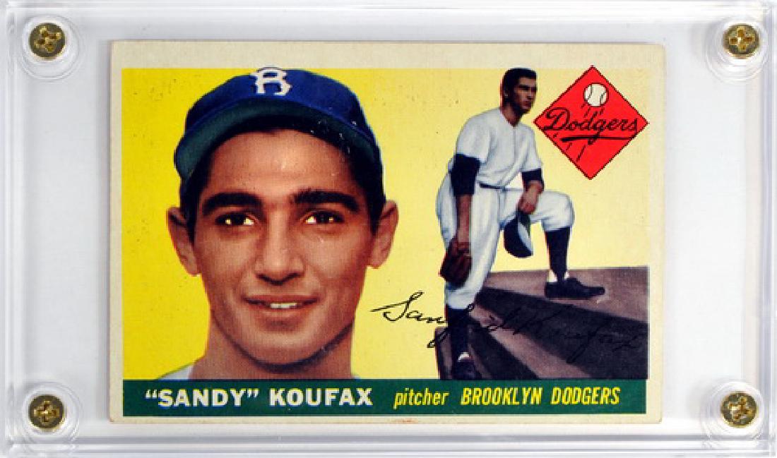 1955 Topps Sandy Koufax Rookie Card (1 of 2)