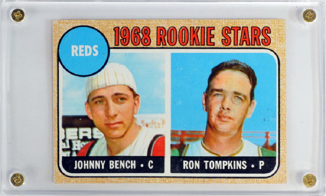 1968 Topps Johnny Bench Rookie Card (1 of 2)