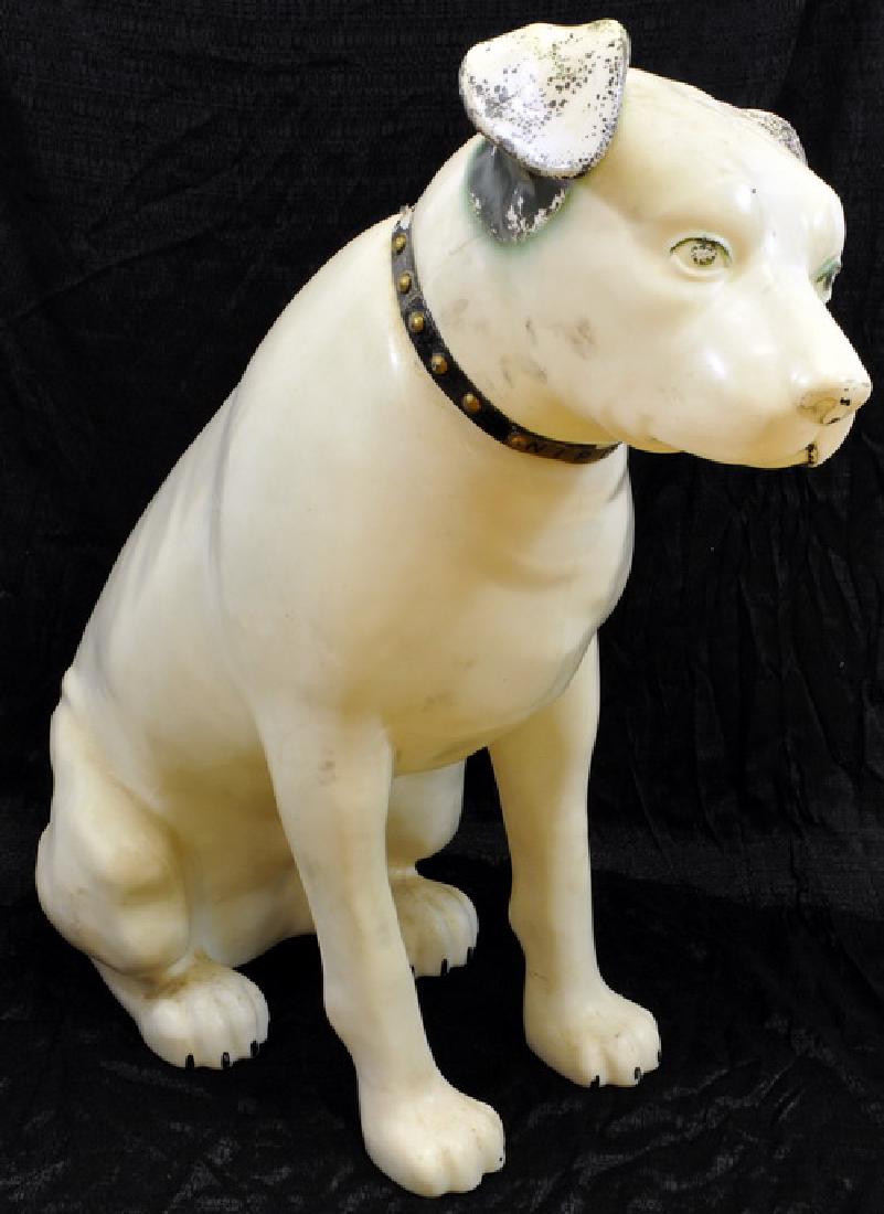 1950's Rca Victrola Nipper Dog Store Display: Measures 34" Plastic Construction