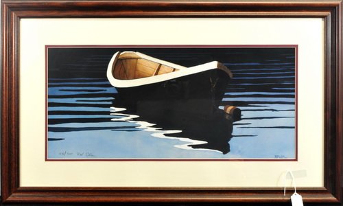 Rn Cohen Signed And Numbered Print Indigo Dory: #118 Of 500 Pencil Signed 26x12 1998