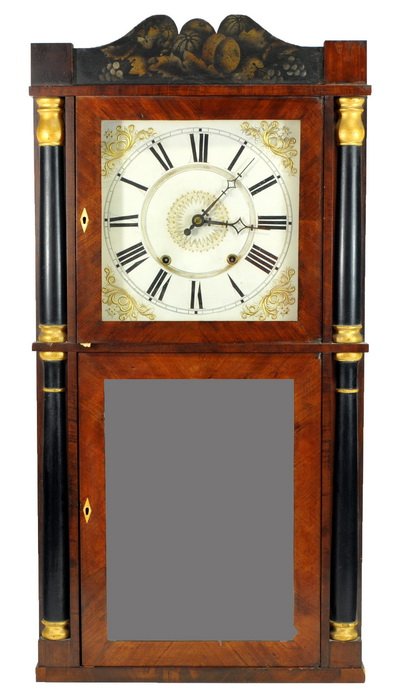 Antique Gilbert 8 Day Wall Clock