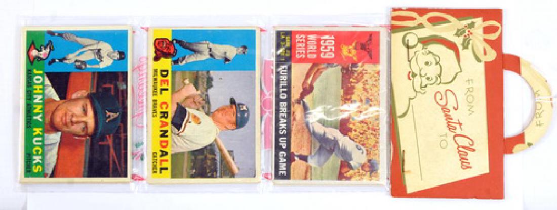 1960 Topps Baseball Christmas Rack Pack (1 of 2)