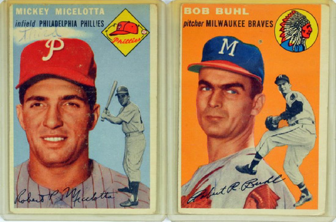 50 1954 Topps Baseball Cards (1 of 5)