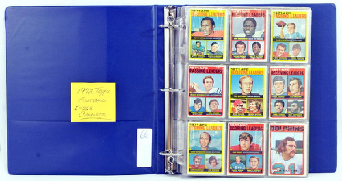 Complete Set 1972 Topps Football 1-263 (1 of 4)