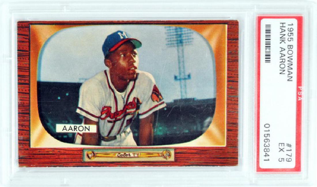 1955 Bowman Hank Aaron Psa 5 (1 of 2)