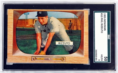 Three 1955 Bowman Graded Hall Of Famers (1 of 6)