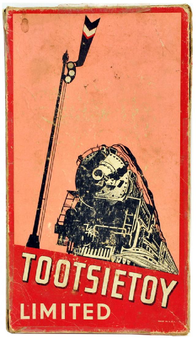 Tootsie Toy Limited: # 5850 Box with ( 19 ) Diecast train pieces inside - including 4 Engines and etc., Found in old Maine attic