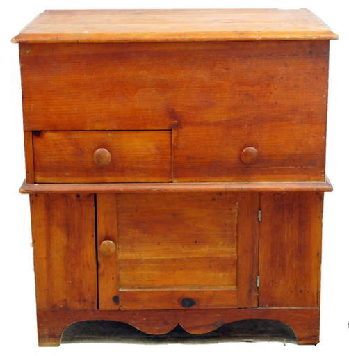 Vintage Antique Sugar Chest Lift Top