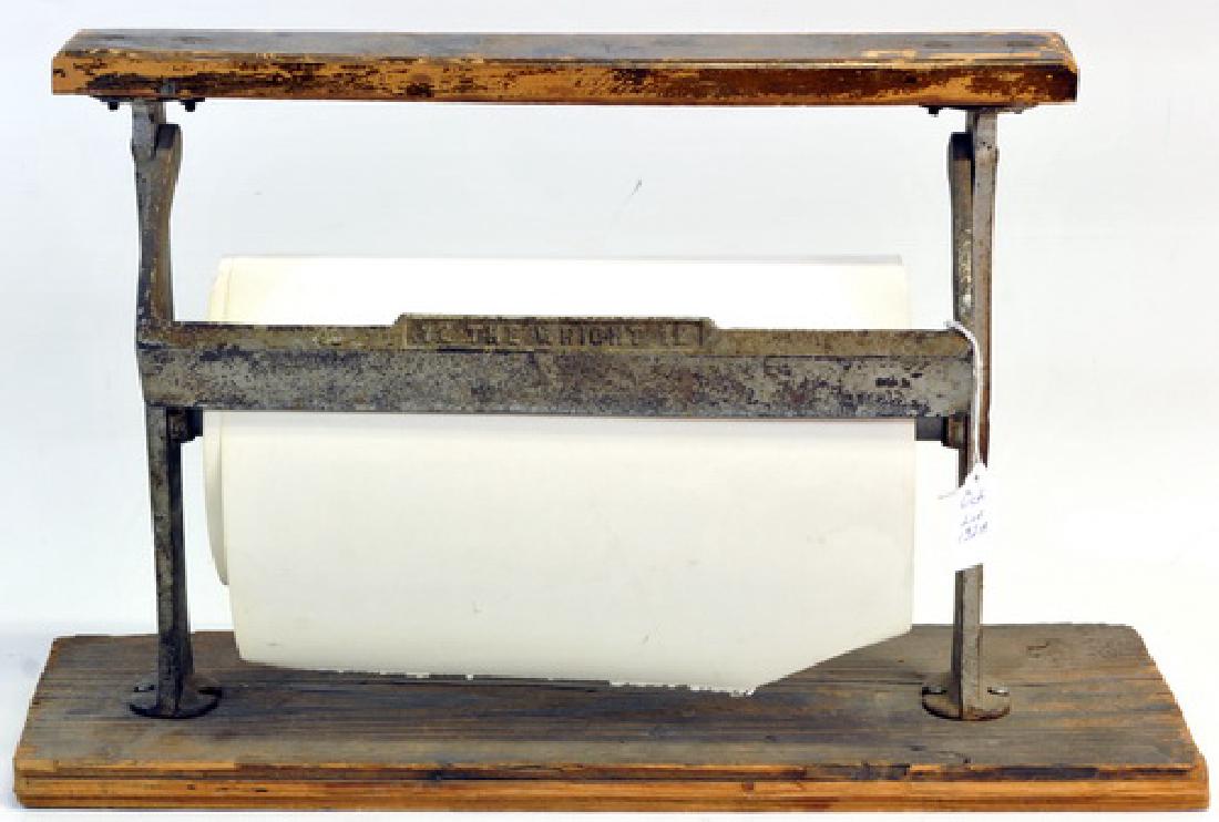 Antique Paper Cutter, The Wright 12" (1 of 2)