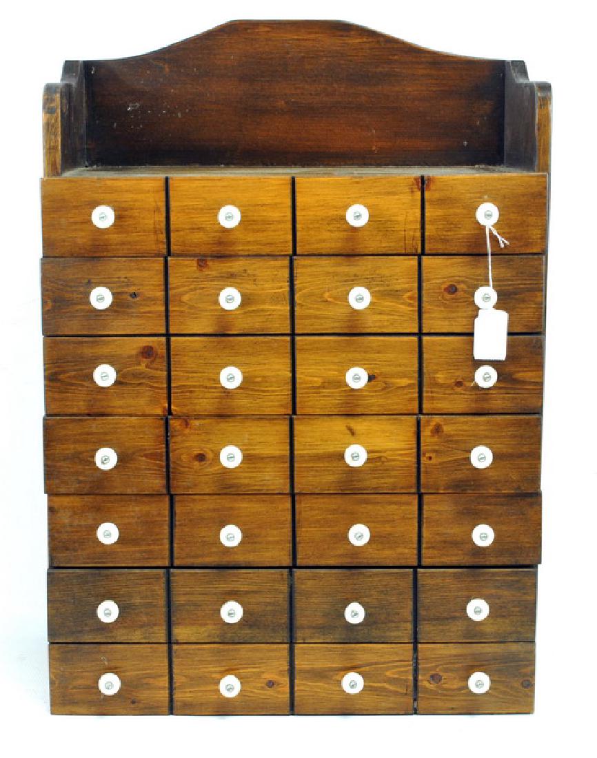 Vintage wooden seven drawer (1 of 2)