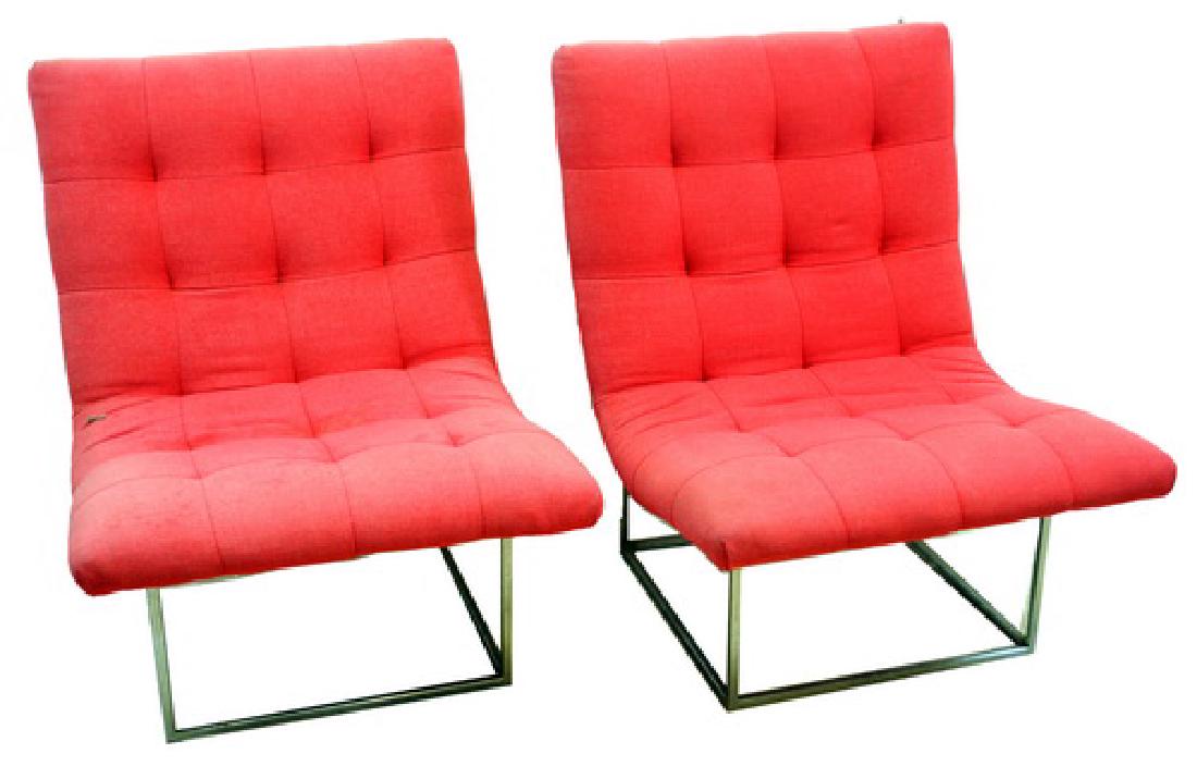 Two Italian Mid century Lounge Chairs (1 of 2)