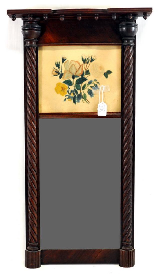 Antique Walnut Mirror Floral Print Top (1 of 1)