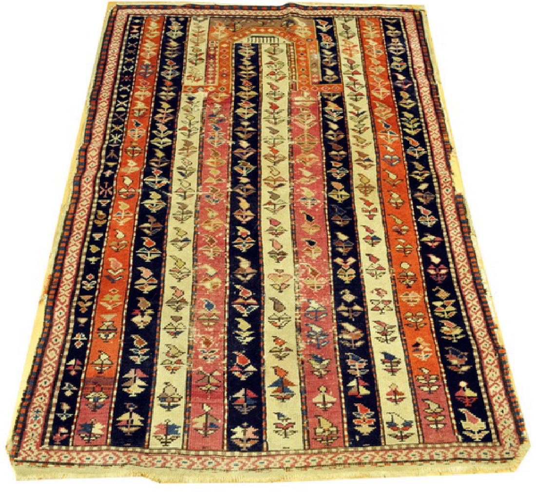 Two Oriental rugs, geometric patterns (1 of 4)