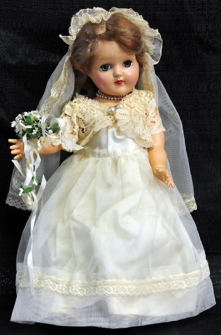Ideal doll marked P-91, Original Wedding (1 of 2)