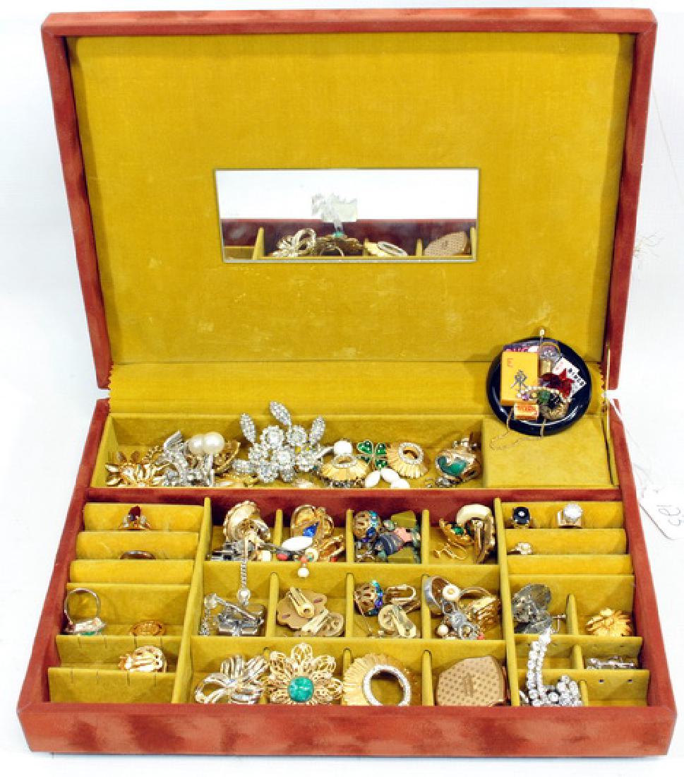 Estate Costume Jewelry Including Designer: Stratton Compact, Vendome, Brooches, Ipc, Gold Filled,