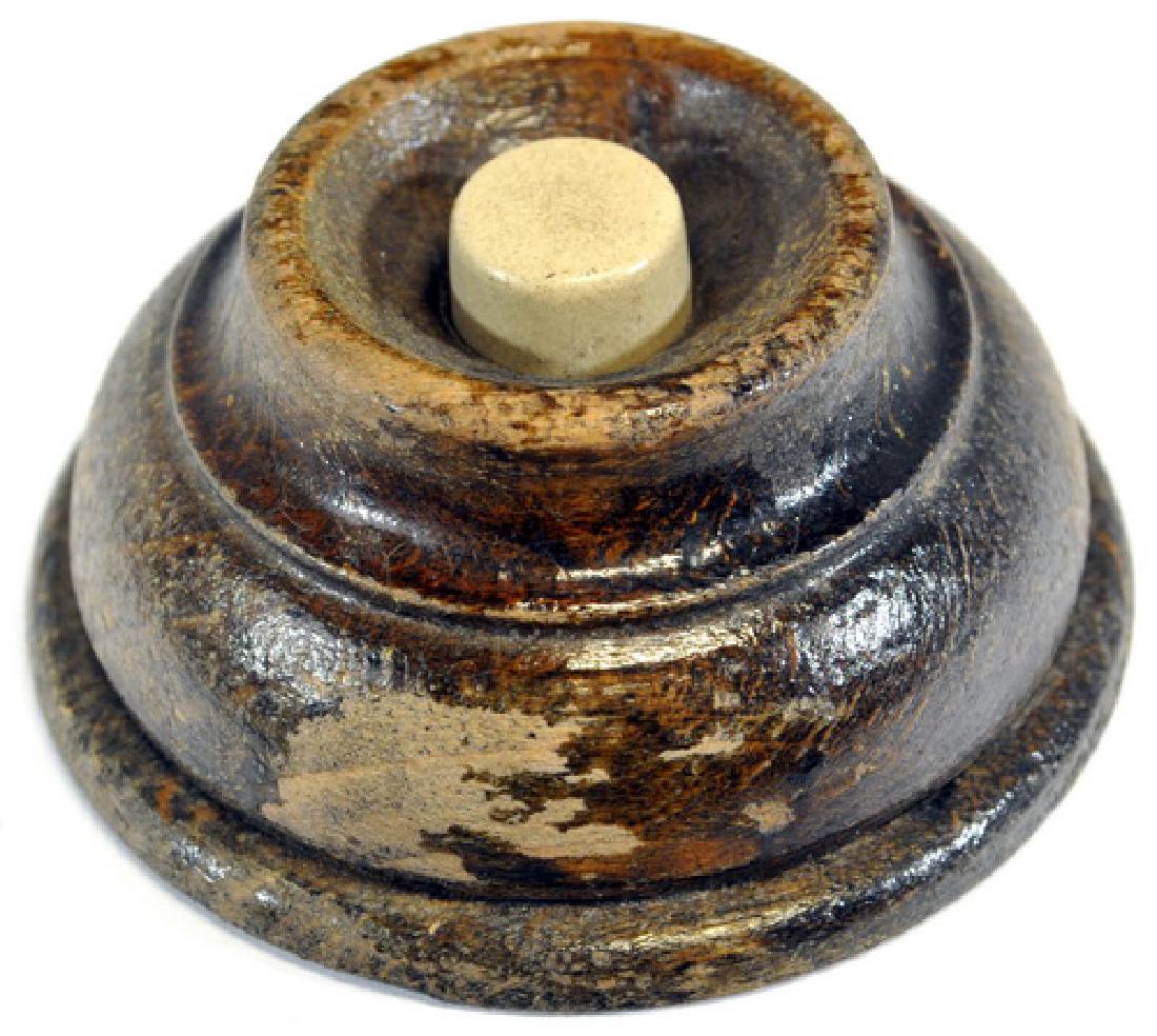 Victorian Electric Doorbell: All Wood with electrical connection