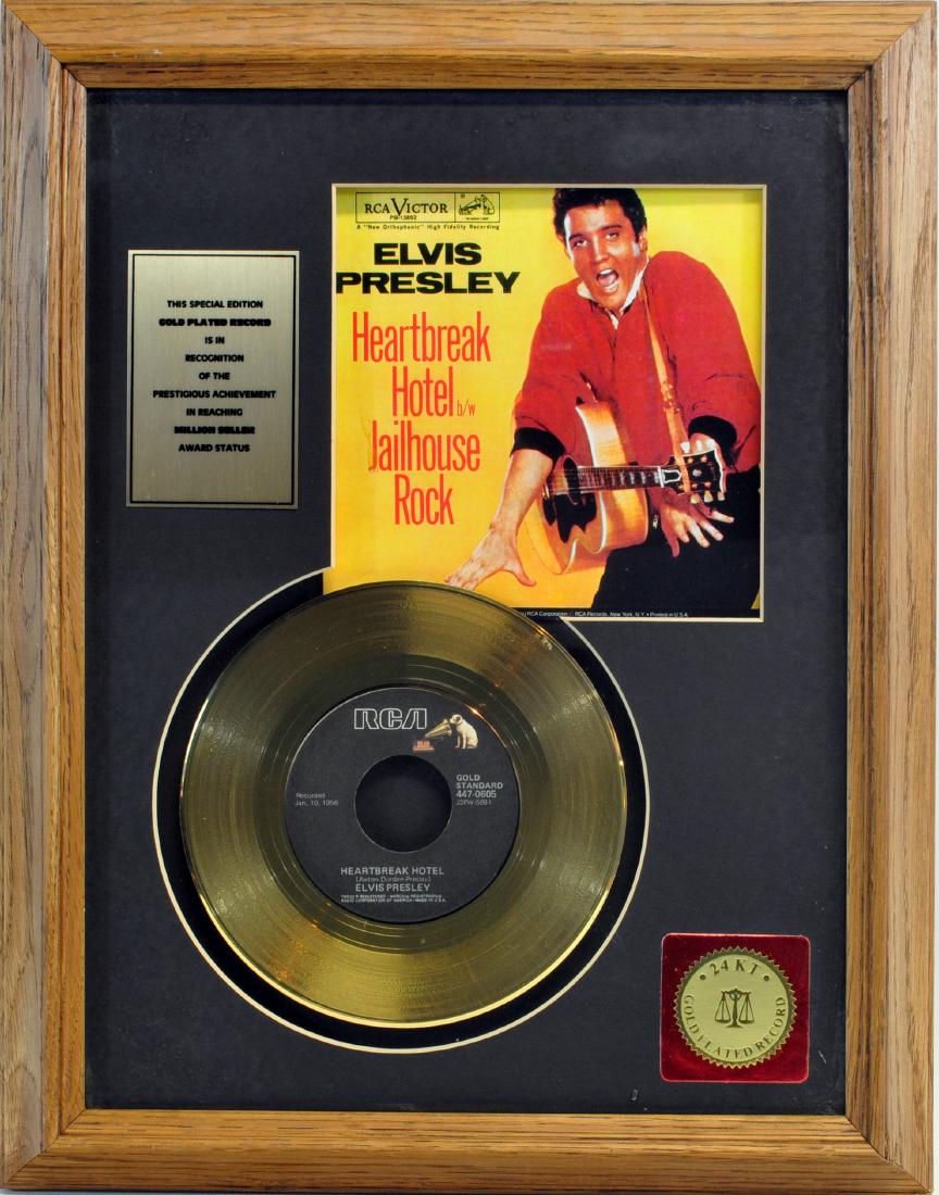 Elvis Presley Gold Plated Record (1 of 2)