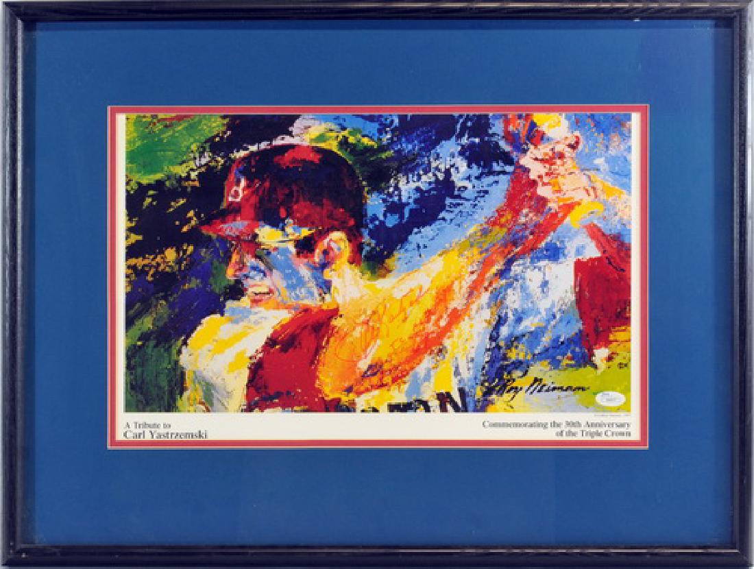 Leroy Neiman Carl Yastrzemski Signed Print (1 of 2)