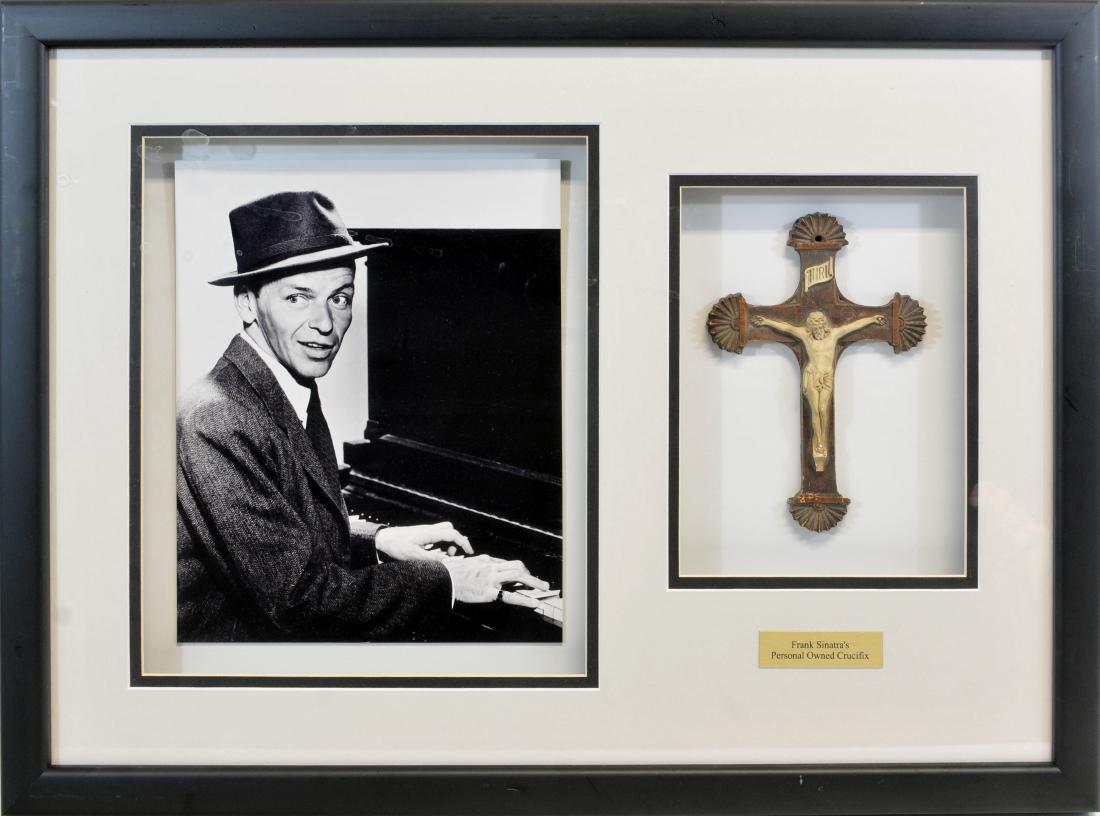 Frank Sinatra Personal Crucifix Joe Franklin (1 of 2)
