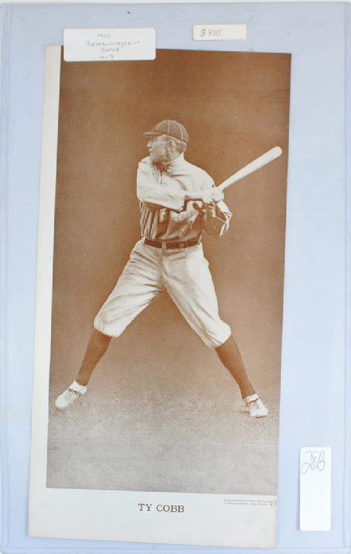 1910 Ty Cobb Baseball Magazine Poster (1 of 1)