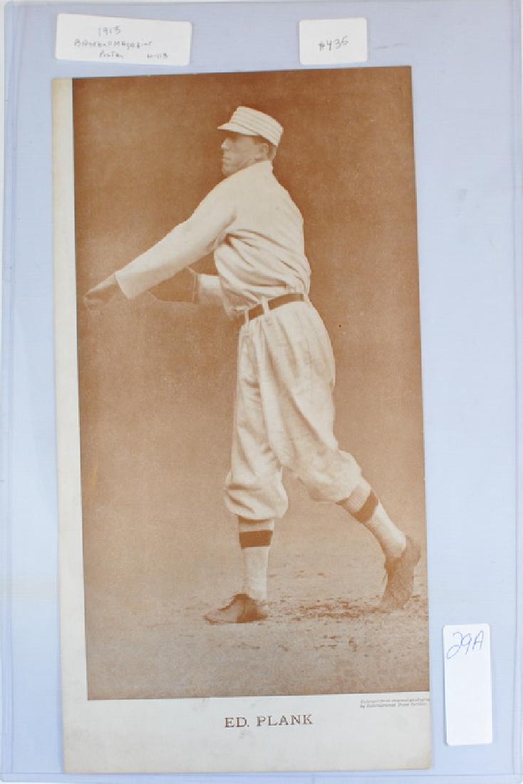 1913 Eddie Plank Baseball Magazine Poster (1 of 1)