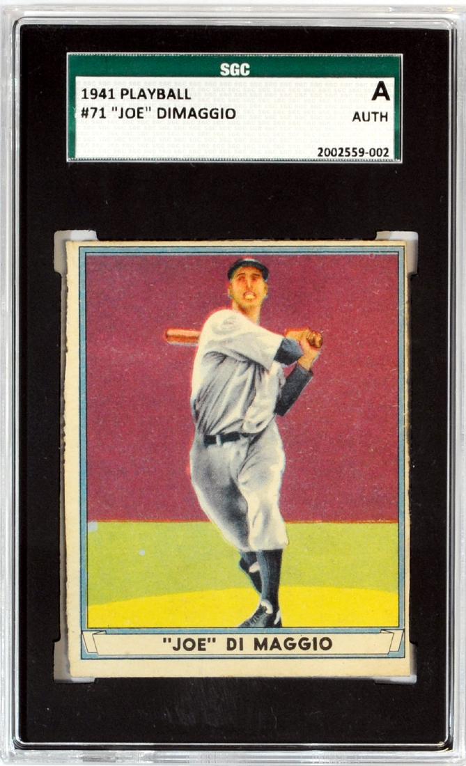 1941 Playball Joe DiMaggio Sgc Authentic (1 of 2)