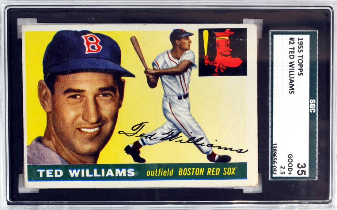 1955 Topps Ted Williams Card #2 (1 of 2)