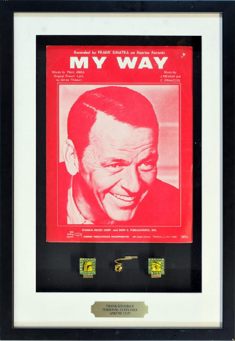 Frank Sinatra Cuff Links And Tie Clasp (1 of 4)