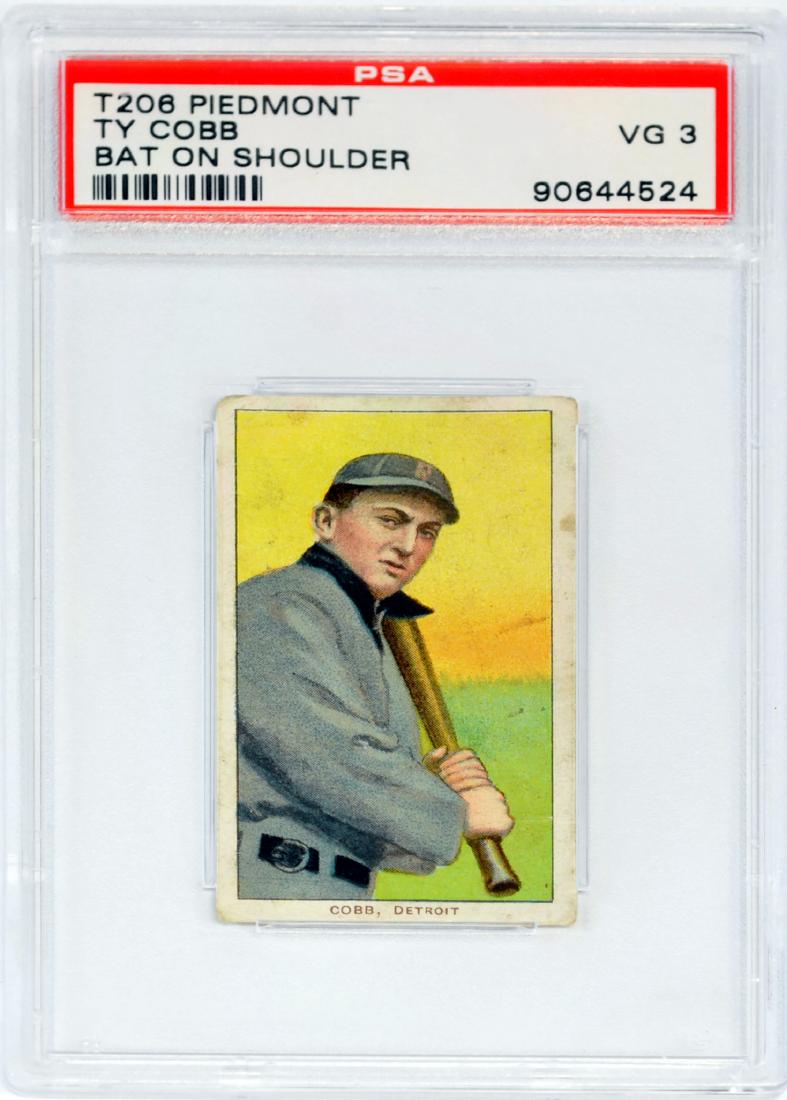 1909-11 T206 Ty Cobb Psa Vg 3 (1 of 2)