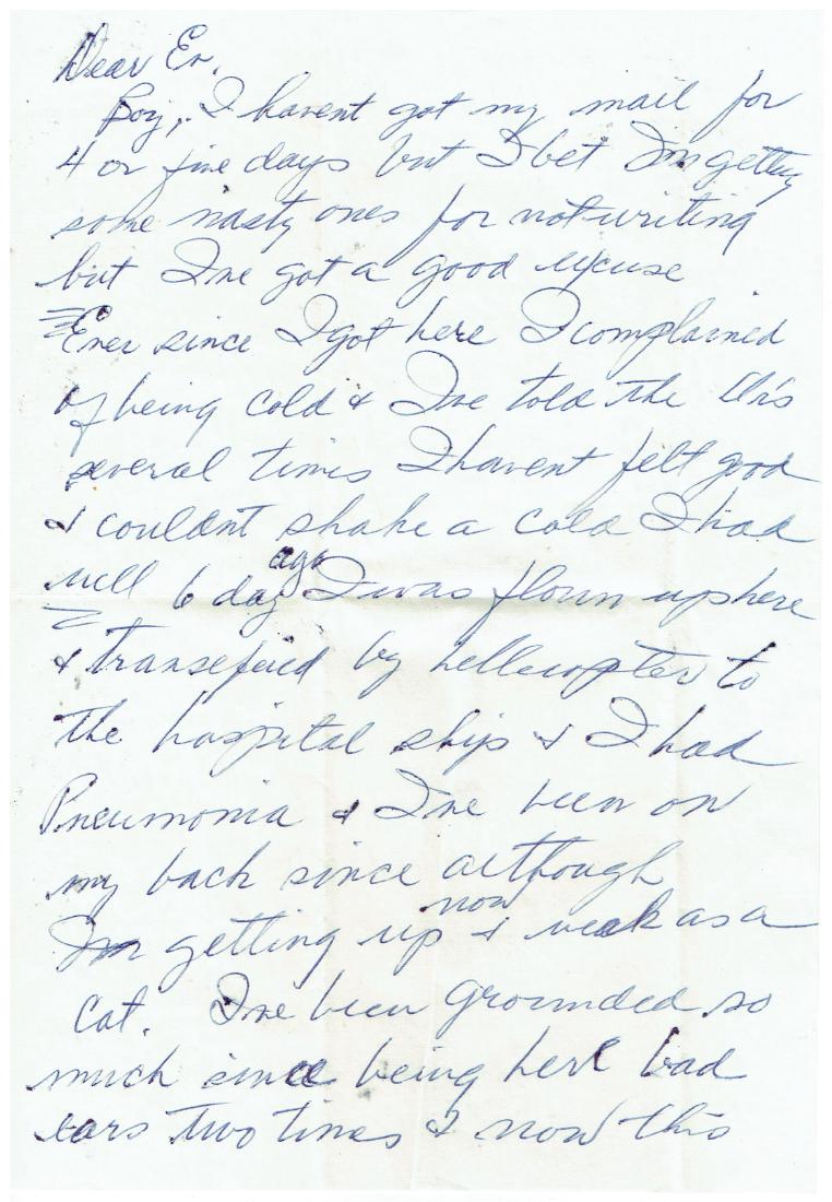 March 18 1953 Letter Written By Ted Williams (1 of 3)