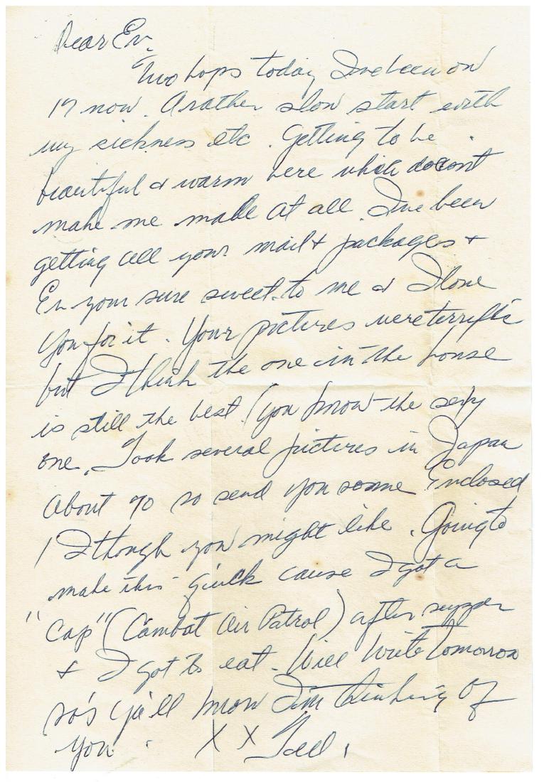 April 24 1953 Letter Written By Ted Williams (1 of 2)