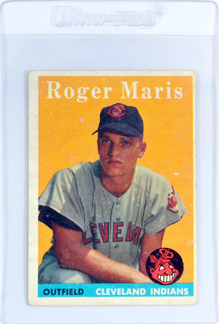 1958 Topps Roger Maris Rookie Card (1 of 2)