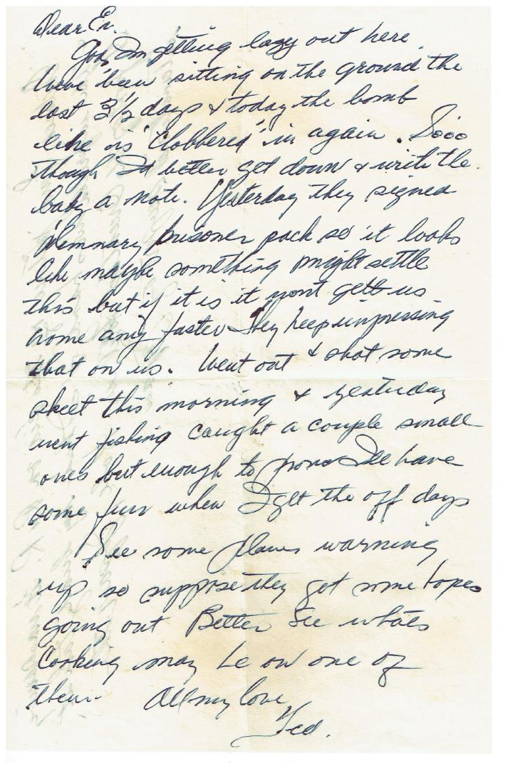 June 12 1953 Letter Written By Ted Williams (1 of 3)