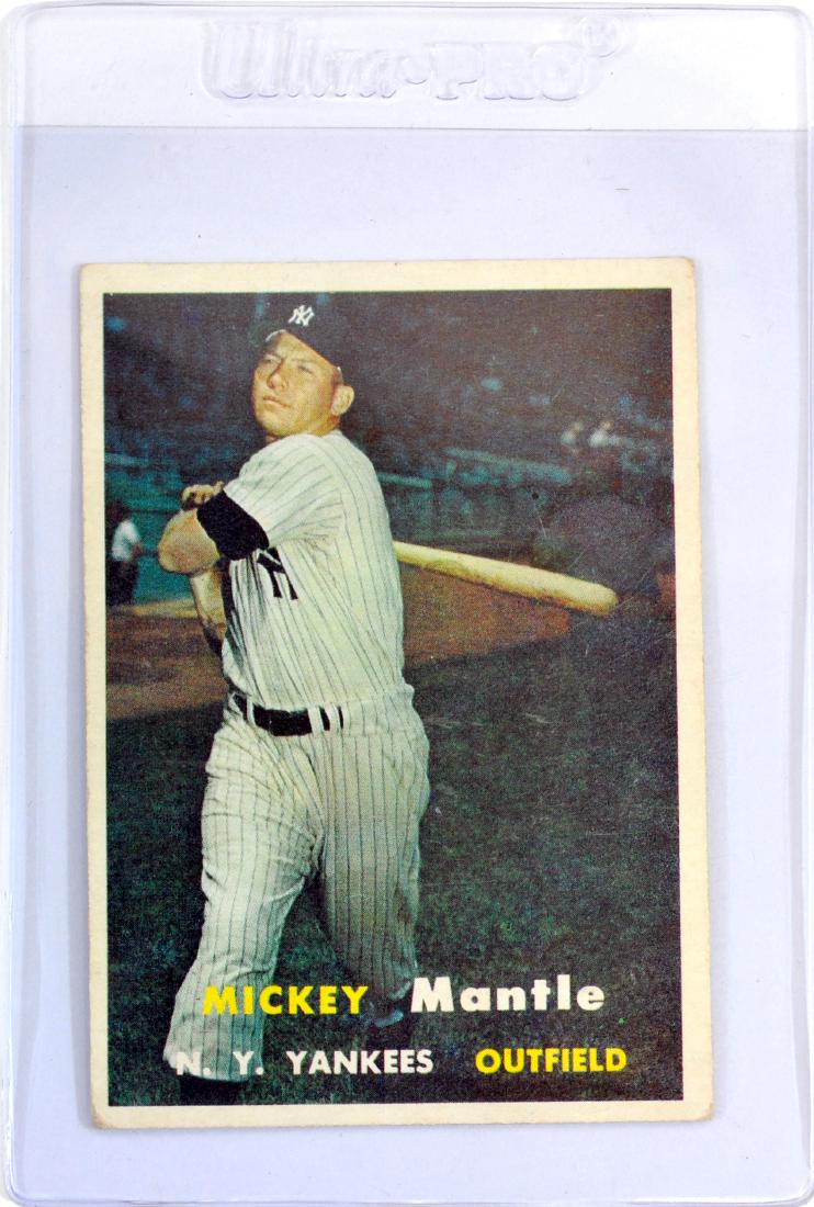 1957 Topps Mickey Mantle (1 of 2)