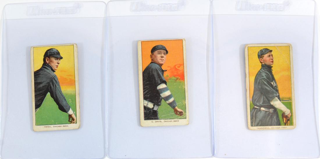 5 1909-11 T206 Cards George Davis/others (1 of 4)