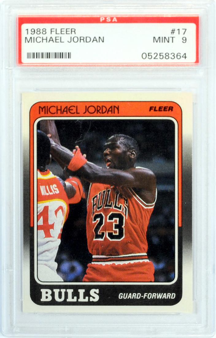 1988 Fleer Michael Jordan Psa 9 (1 of 2)