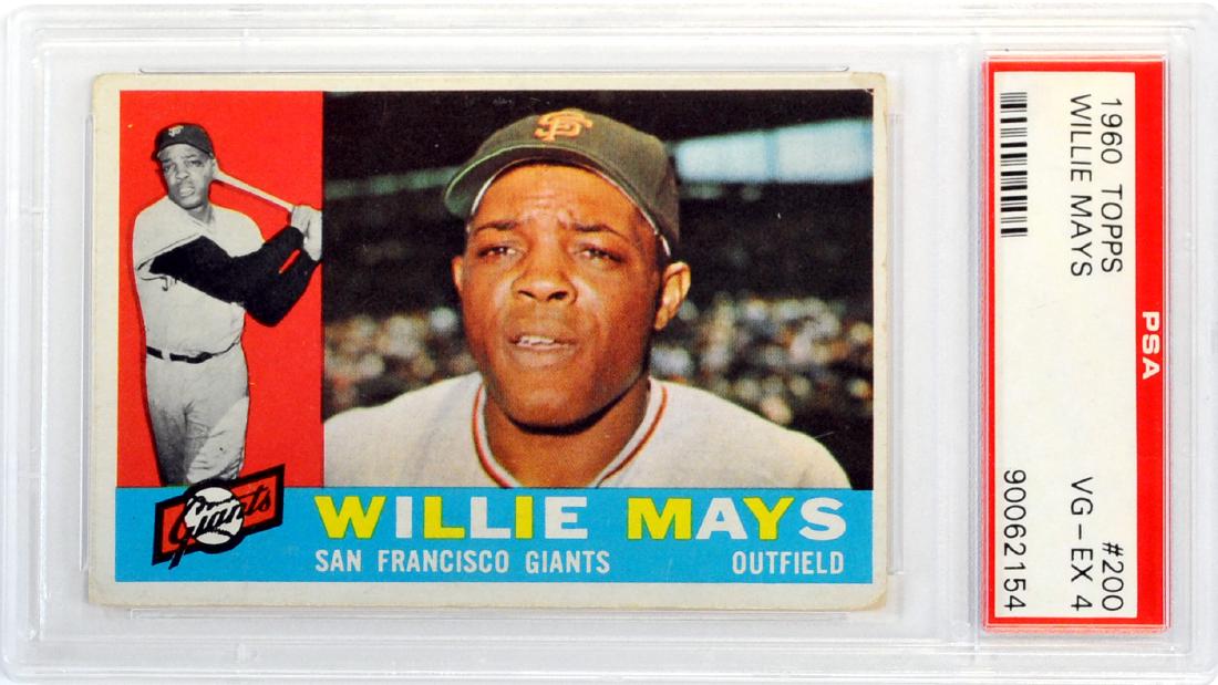 1960 Topps Willie Mays Psa 4 (1 of 2)