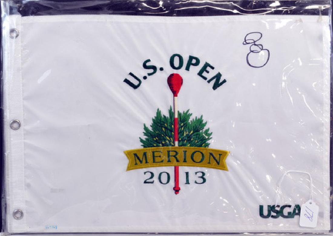 Rory Mcilroy Signed Us Open Flag (1 of 3)