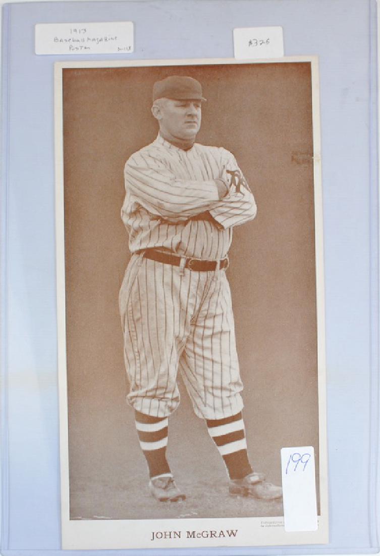 1913 John Mcgraw Baseball Magazine Poster (1 of 1)