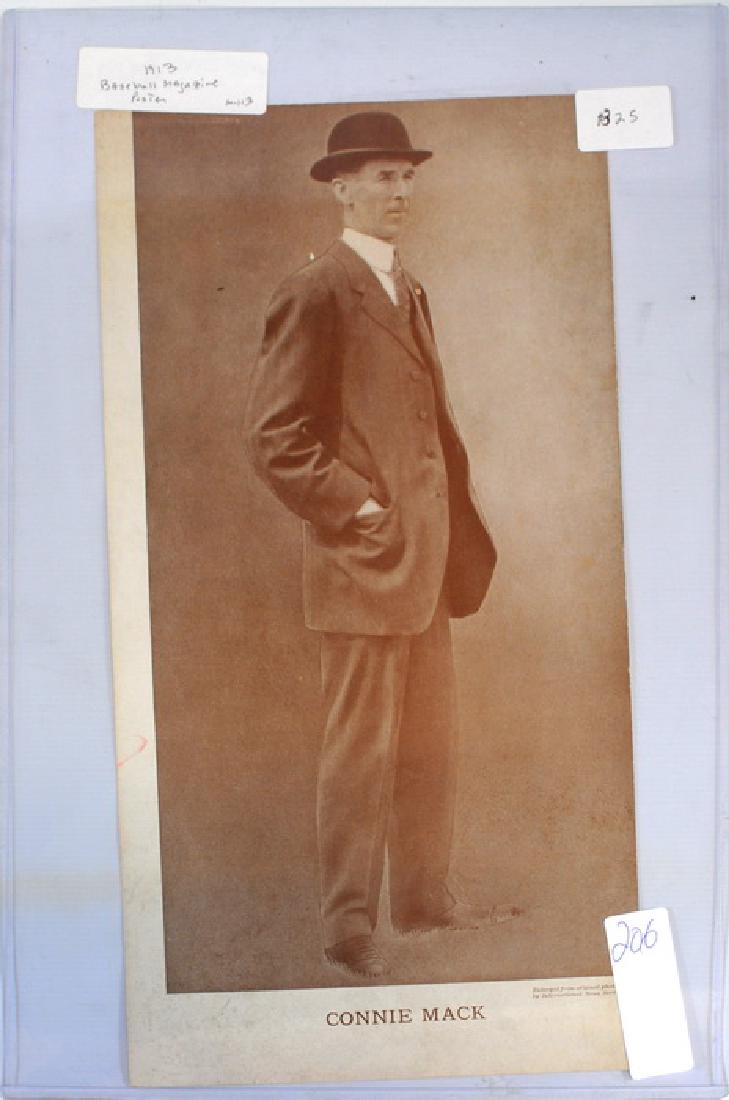 1913 Connie Mack Baseball Magazine Poster (1 of 1)