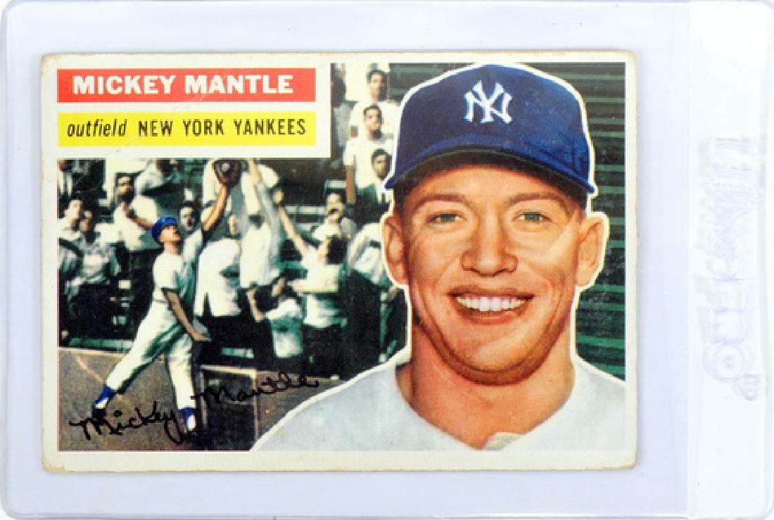 1956 Topps Mickey Mantle Ungraded (1 of 2)