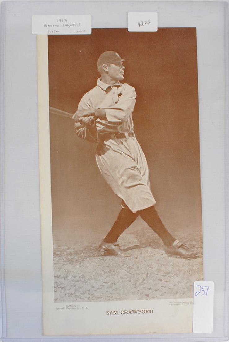 1913 Sam Crawford Baseball Magazine Poster (1 of 1)