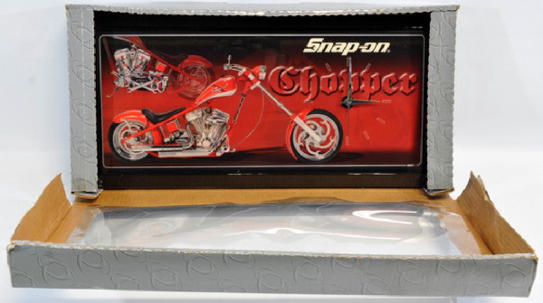 Snap On Orange County Choppers Clock Nib: Snap On Orange County Choppers Clock Nib 23 Inches Long And 11 Inches Tall. Requires 1 Aa Battery.