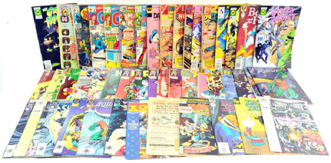 50 Misc. Comic Books, Sarge Snorkel, Aladdin, The: Green Hornet, Astro Boy, Uncle Scrooge, Daisy And Donald, Master Of Kung Fu, Chili, Tower Of Shadows, Sad Sack And More